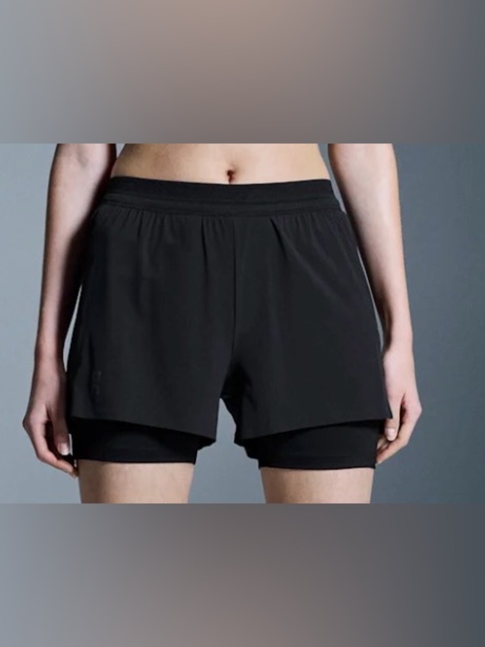 On Running Black Layered Running Skort
